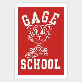 Gage Elementary School c. 1971 Magnet